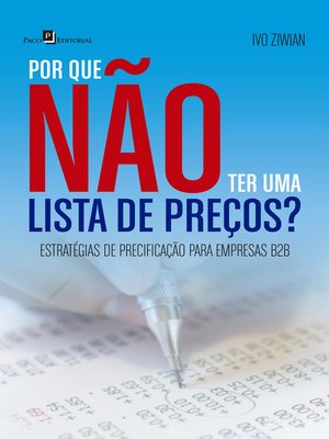 cover image of Por Que Não Ter Uma Lista de Preços?